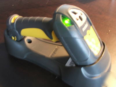 Symbol LS3478 cordless barcode scanner,full kit,superb