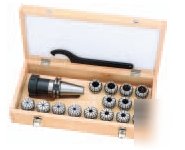 Bison cat-40 er-40 collet chuck set - 17 p ~30% off~