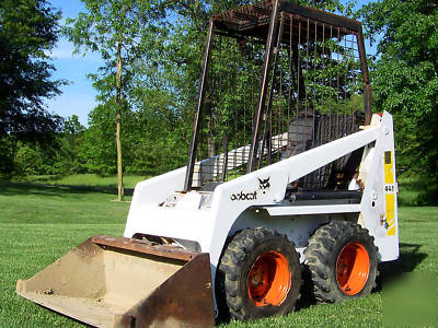 Bobcat 443 skid steer loader skidloader kubota diesel 