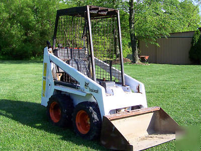 Bobcat 443 skid steer loader skidloader kubota diesel 