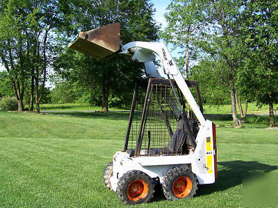 Bobcat 443 skid steer loader skidloader kubota diesel 