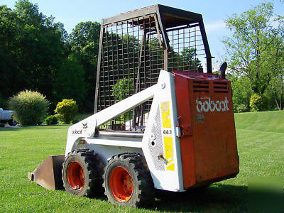 Bobcat 443 skid steer loader skidloader kubota diesel 