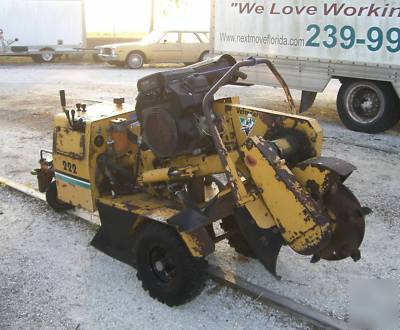 Bucket boom truck, mack dump truck, stump grinder +more