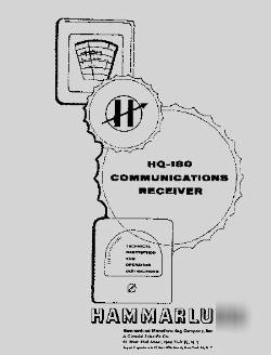 Hammarlund hq-180 manual Â»rÂ²