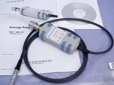 New rohde & schwarz nrp-Z91 average power sensor nrp