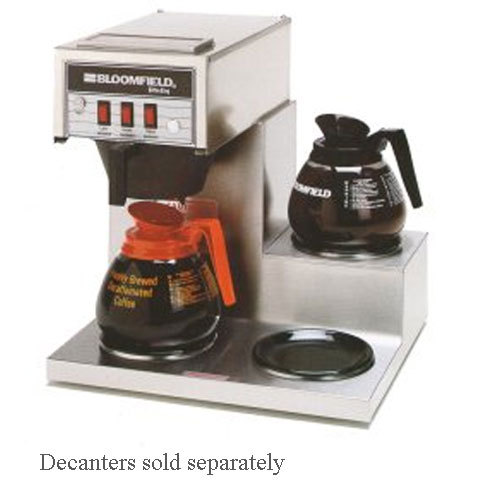 Bloomfield 8571 coffee brewer, 2 lower and 1 upper warm