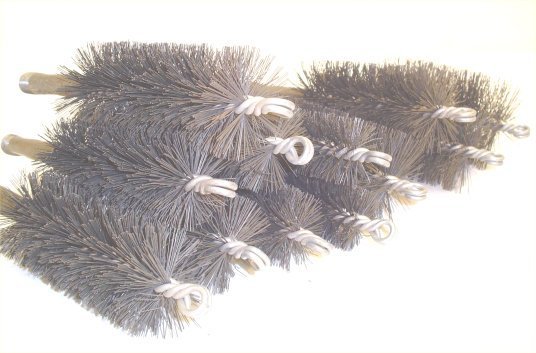 Lot flue brush duct brushes 1-3/4