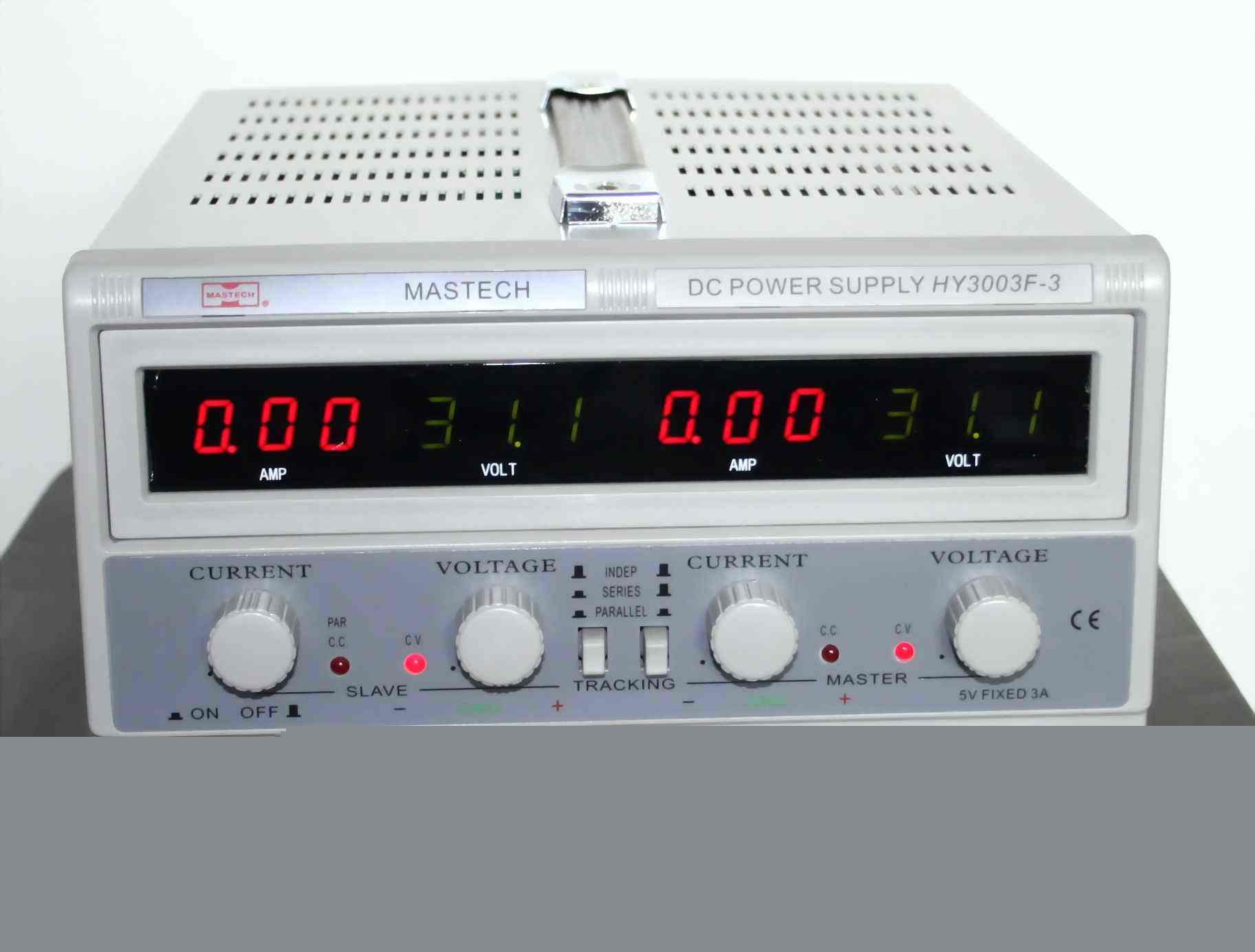 Mastech variable dc power supply (HY3003F-3) 0-30V/0-3A