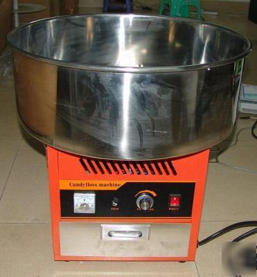 New brand full electric commercial candy floss machine