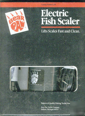 Bear paw elec fish scaler # hdefs heavy duty free s/h