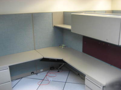 Cubicles haworth office cubicles 10 tot. used dallas tx