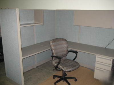 Cubicles haworth office cubicles 10 tot. used dallas tx
