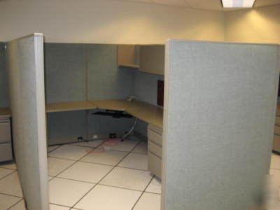 Cubicles haworth office cubicles 10 tot. used dallas tx