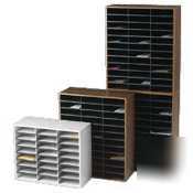 Fellowes literature organizers wood medium oak |25063