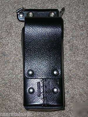 Leather carry case radio shack pro-106 scanner & others