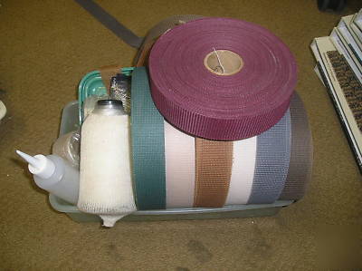 N-c nc pbt carpet binder, binding machine