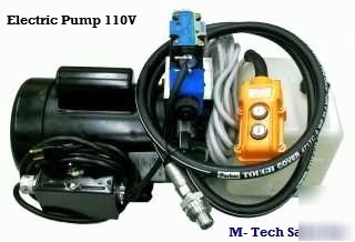 New JD2 hydraulic model 4 tube pipe bender & pump & ram 