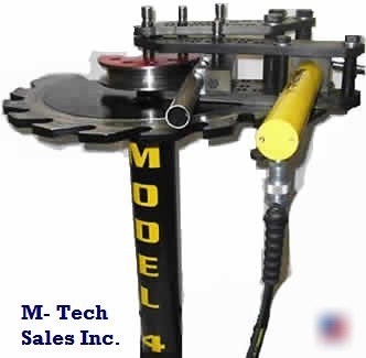 New JD2 hydraulic model 4 tube pipe bender & pump & ram 