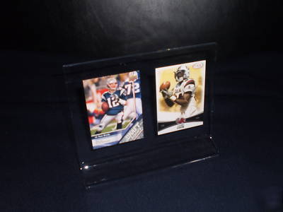 New card display case basketball football baseball nice