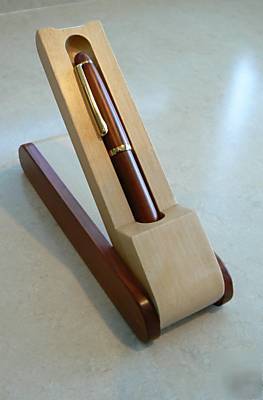 Pen holder & rosewood pen desk supplies