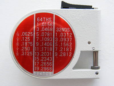  mitutoyo 7308 pocket dial thickness gauge
