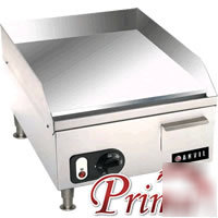 Anvil vollrath electric 14.5'' flat top griddle 40715