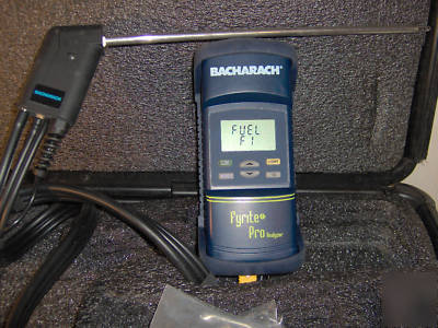 Bacharach fyrite pro combustion analyzer, model#125