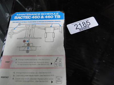 Bactec tb-460 microbacterial culture diagnostic system