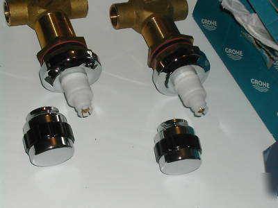 Grohe roman tub fill set, 5 piece, tub & shower, Â¾ inch