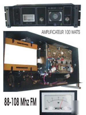 New broadcast - solid state 100 w fm amplifier - 