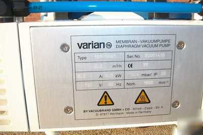 Varian diaphragm vacuum pump 949-9451