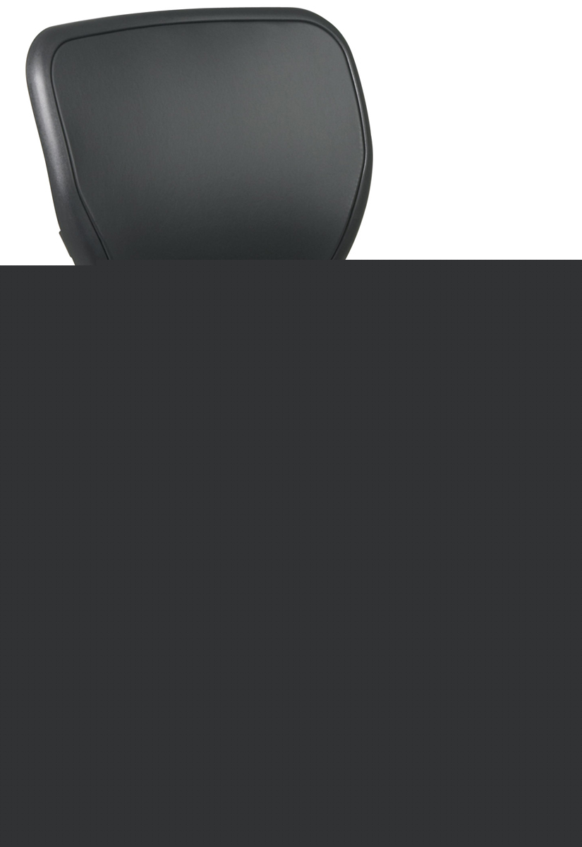 Black vinyl executive computer desk office task chair