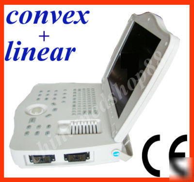 Full digital laptop ultrasound scanner machine 2 probes