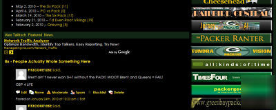 Green bay packers fan website - serious only please