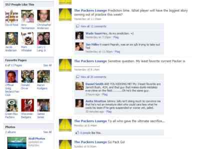 Green bay packers fan website - serious only please
