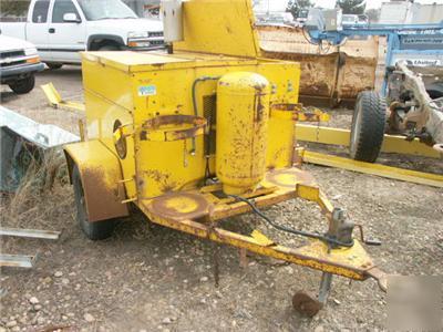 Helso mobile power generator compressor heater trailer
