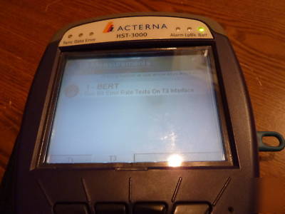 Jdsu acterna hst-3000 w/T1/T3 module pulse shape option