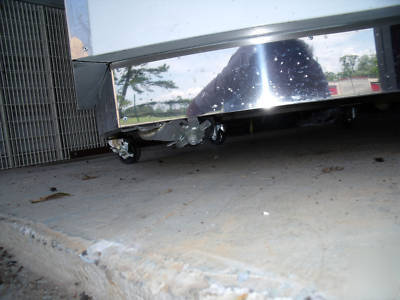 New custom deli's hot food display hexagonal steal $11K 