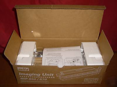 New mita mip 650 670 imaging unit toner genuine box