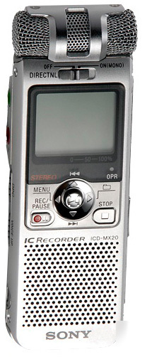 New sony icd-MX20 memory stick digital voice recorder