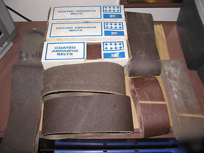 New wholesale sanding belt lot 62 belts. 3M & sait 