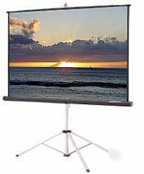 Da-lite 84X84 deluxe 1.5 gain tripod projector screen