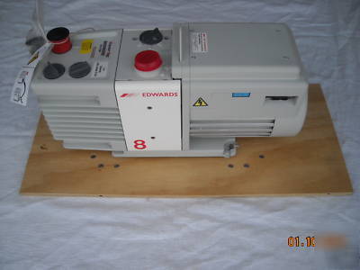 Edwards rotary vane vacuum pump model RV8 - 208V
