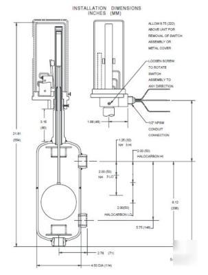 Hansen hll refrigerant float switch