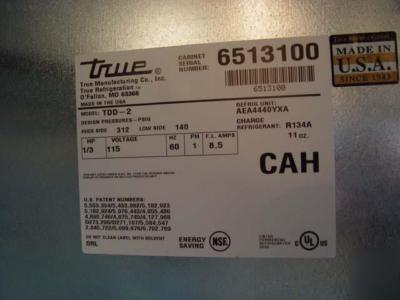 True tdd-2 direct draw beer dispenser