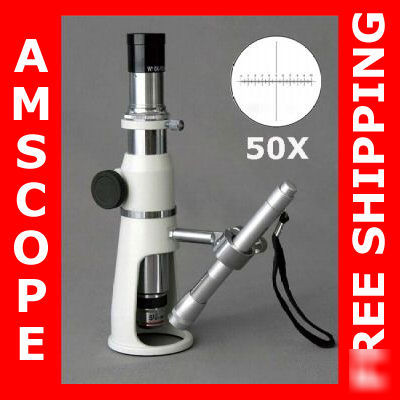 50X stand / shop / measuring microscope + penlight