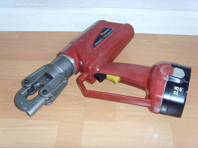 Burndy battery hydraulic crimper, 6 ton, PAT600-18V 