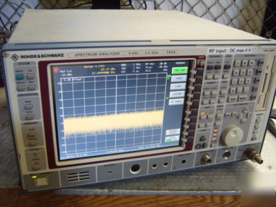 Rohde & schwarz FSEA20 9KHZ-3.5 ghz spectrum analyzer