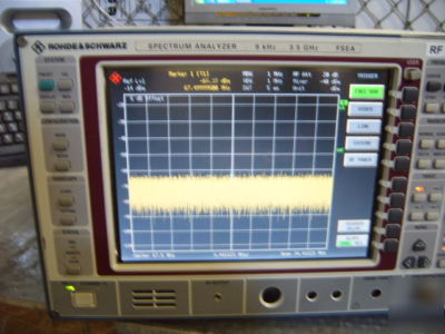 Rohde & schwarz FSEA20 9KHZ-3.5 ghz spectrum analyzer