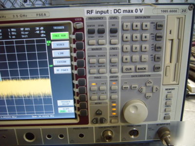Rohde & schwarz FSEA20 9KHZ-3.5 ghz spectrum analyzer